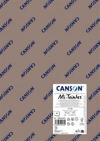 Papier na pastel Canson Mi-Teintes A3 160 g - 10 hárkov – Plsťová sivá 429