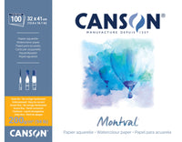 CANSON Montval akvarelový blok CP 200 g/m² - 100 listov, 32 x 41 cm