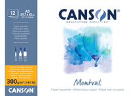 Canson Montval akvarelový blok CP 300 g 12L A3 lepený