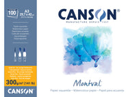 CANSON Montval akvarelový blok CP 300 g/m² - 100 listov A3, lepený