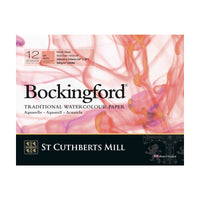 CANSON St Cuthberts Bockingford akvarelový blok hladký (HP) biely 300 g/m² 12 listov