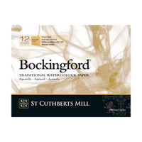 CANSON St Cuthberts Bockingford akvarelový blok Rough 300 g/m² - 12 listov, rôzne formáty