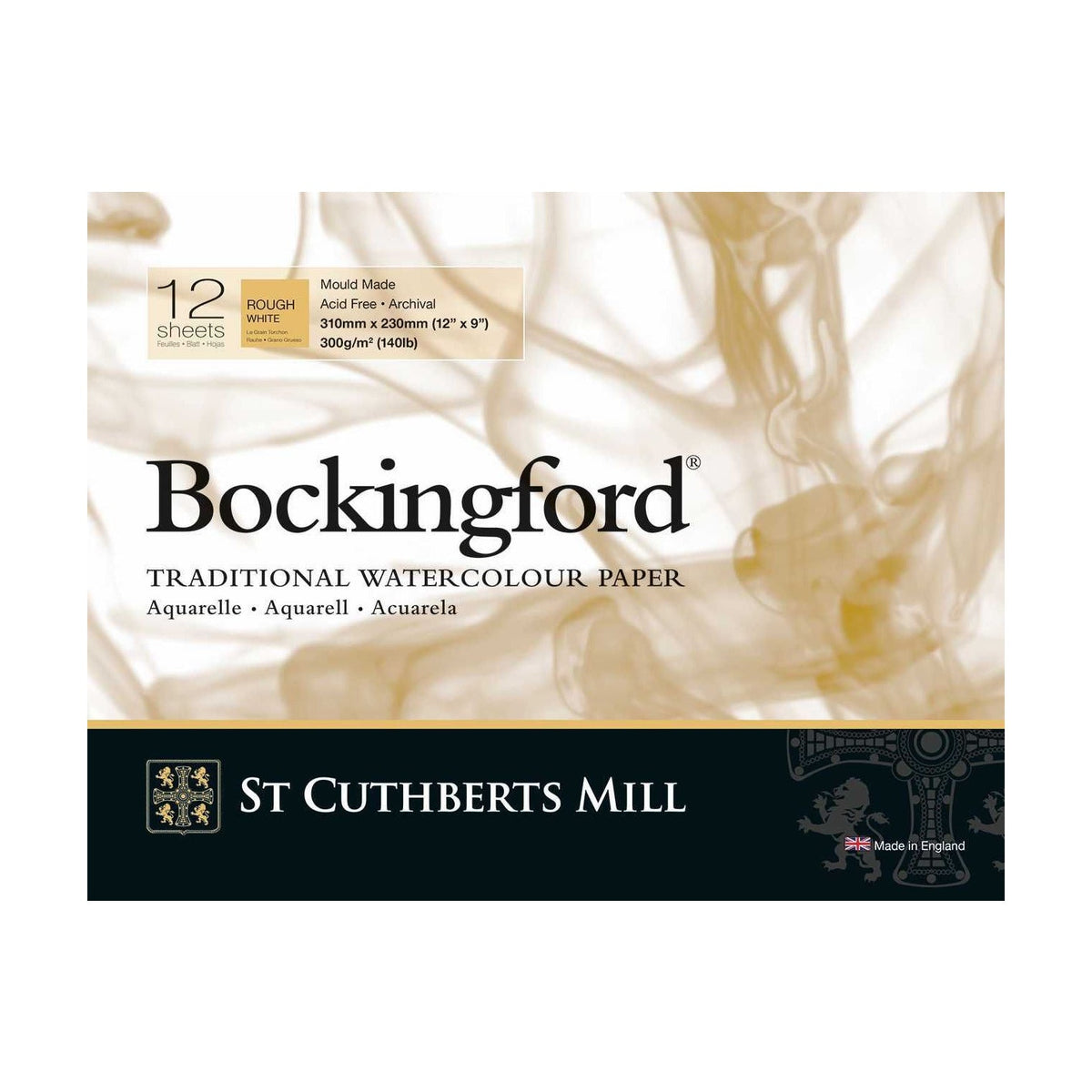 CANSON St Cuthberts Bockingford akvarelový blok Rough 300 g/m² - 12 listov, rôzne formáty