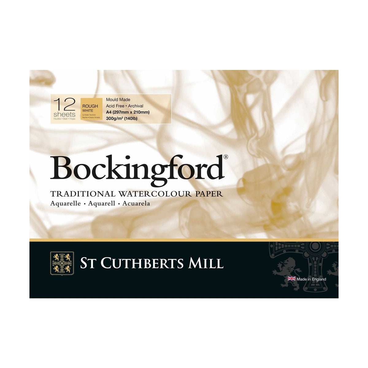CANSON St Cuthberts Bockingford akvarelový blok Rough 300 g/m² - 12 listov, rôzne formáty