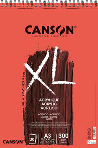 Canson XL akrylový blok 300 g 30 listov A3 špirálová väzba
