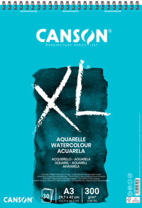 CANSON XL Aquarelle akvarelový blok 300 g/m² A3 - 30 listov, špirála