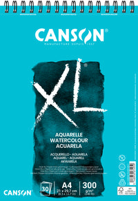 Canson XL akvarelový blok CP White 300 g/m² - 30 listov, A4, špirálová väzba