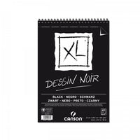 CANSON Canson XL Dessin Black skicár 150 g/m², 40 listov, A4, špirálová väzba