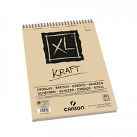 Canson XL Kraftový skicár 90 g/m² 60L A4 so špirálovou väzbou