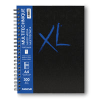 Canson XL Mix Media Textured blok 300 g/m² 68 listov A4 lepený