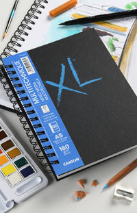 Canson XL Mix Media Textured lepený blok A5, 300 g/m², 68 listov
