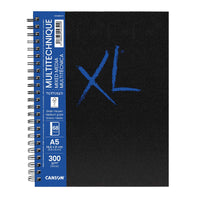 Canson XL Mix Media Textured lepený blok A5, 300 g/m², 68 listov