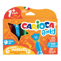 Carioca fixky Baby okrúhly hrot, mix farieb