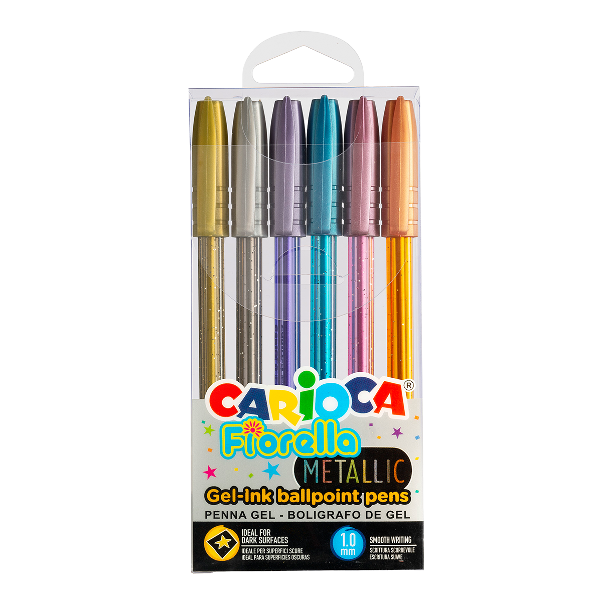 Carioca gélové pero Fiorella mix farieb