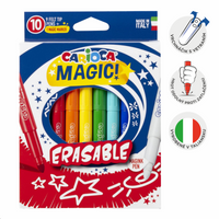 Carioca magické fixky - zmazateľné, 10 ks, mix farieb