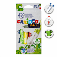 Carioca textilné fixky, maxi hrot, mix farieb