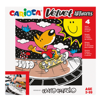 Carioca zamatové maľovanky 4 ks – CENTO Sport