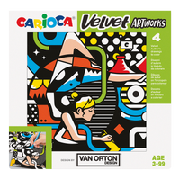 Carioca zamatové maľovanky 4 ks – VAN ORTON Street