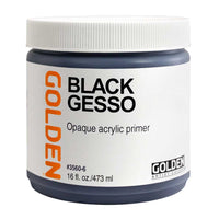 Čierny akrylový šeps GOLDEN Black Gesso