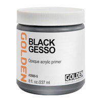 Čierny akrylový šeps GOLDEN Black Gesso