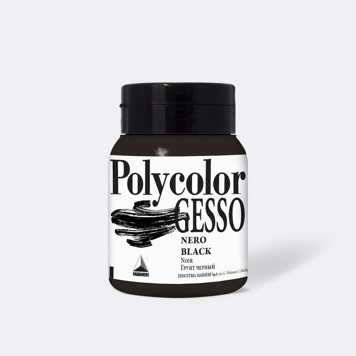 Čierny akrylový šeps Maimeri Polycolor 500 ml