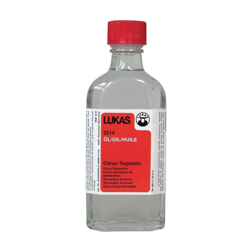 Citrusový terpentín LUKAS pre olejové farby 125 ml