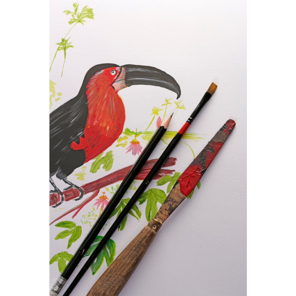 Clairefontaine Paint'On Mix Media blok 250 g 40L lepený Extra White