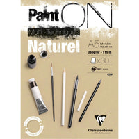 Bloc multi-techniques Clairefontaine Paint’On naturel 250 g/m² – 30 feuilles – image 7