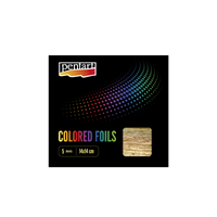 Colored foil sheets 14x14 cm 5 gold – baroková