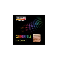 Colored foil sheets 14x14 cm 5 gold – ružová