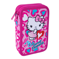 Colorino dvojposchodový plný peračník Jumper 2 Hello Kitty – Hello Kitty ružová