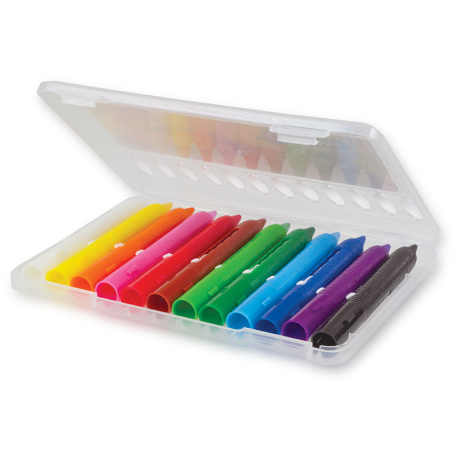 Colorino schmink in plastic houders met etui, 12 kleuren – afbeelding 2