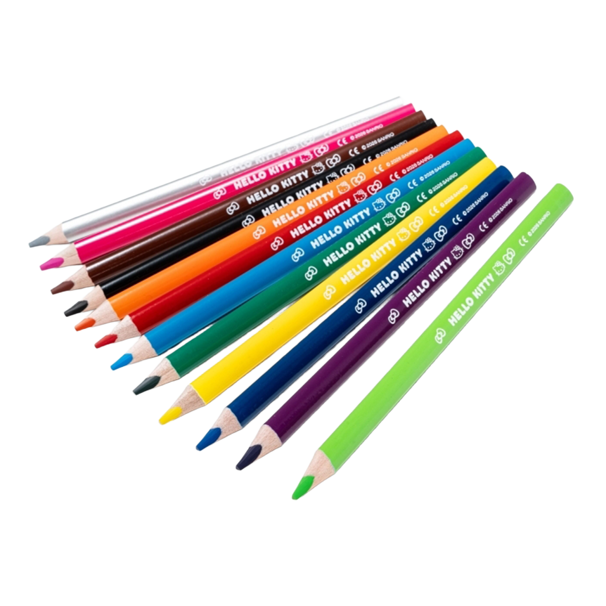 Colorino pastelky trojhranné JUMBO, Hello Kitty, 12 farieb
