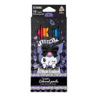 Colorino trojhranné pastelky Kuromi, 12 farieb