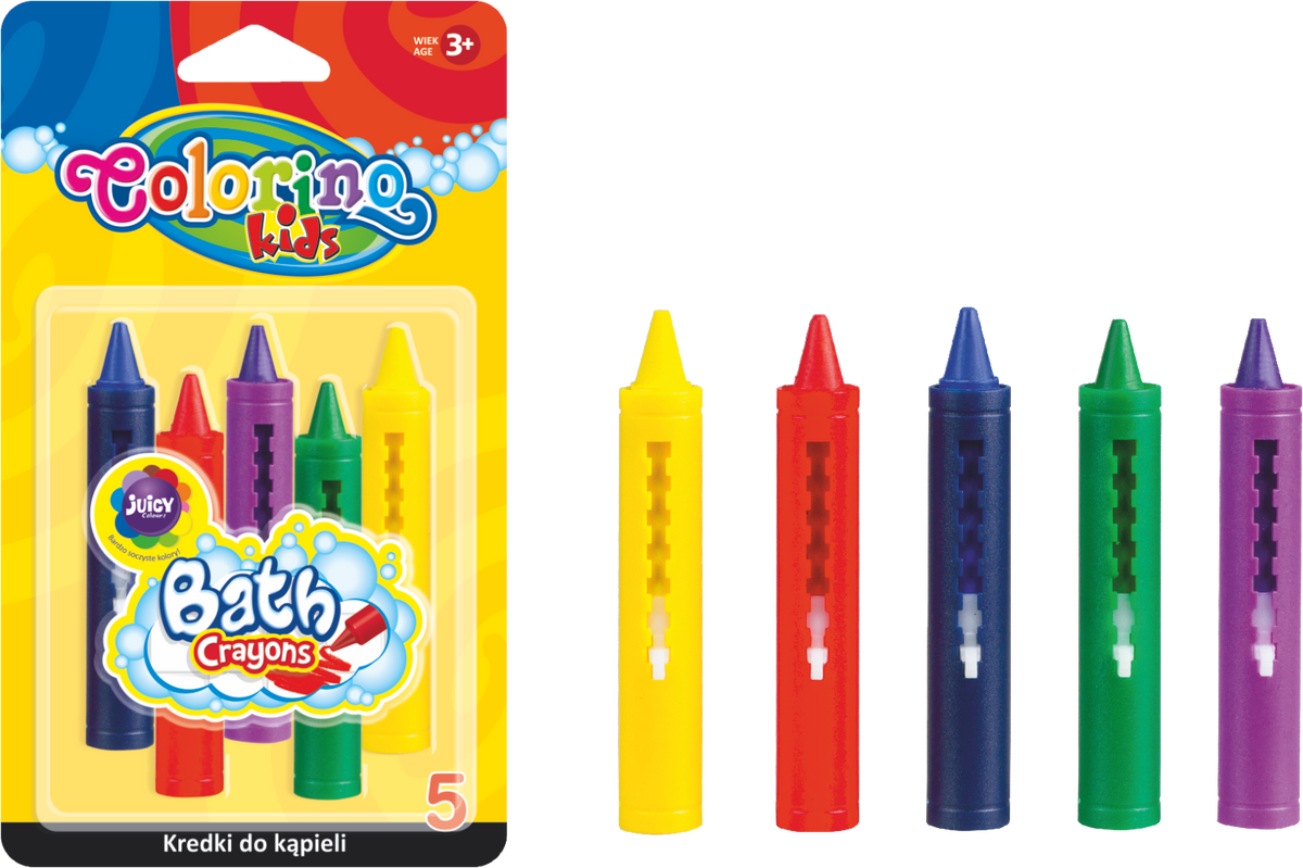 Colorino voskovky do vane – 5 farieb