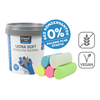 Creall modelovacia hmota Ultra soft, 5 g, téglik, mix farieb – × 60 pastelových