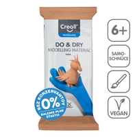 Creall samotvrdnúca modelovacia hmota DO&DRY hypoalergénna, 1 000 g – terakota