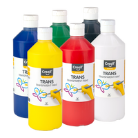 Creall súprava transparentných farieb Trans, 6 × 500 ml