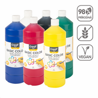 Creall temperové farby, 1 000 ml, mix farieb – 6 ×