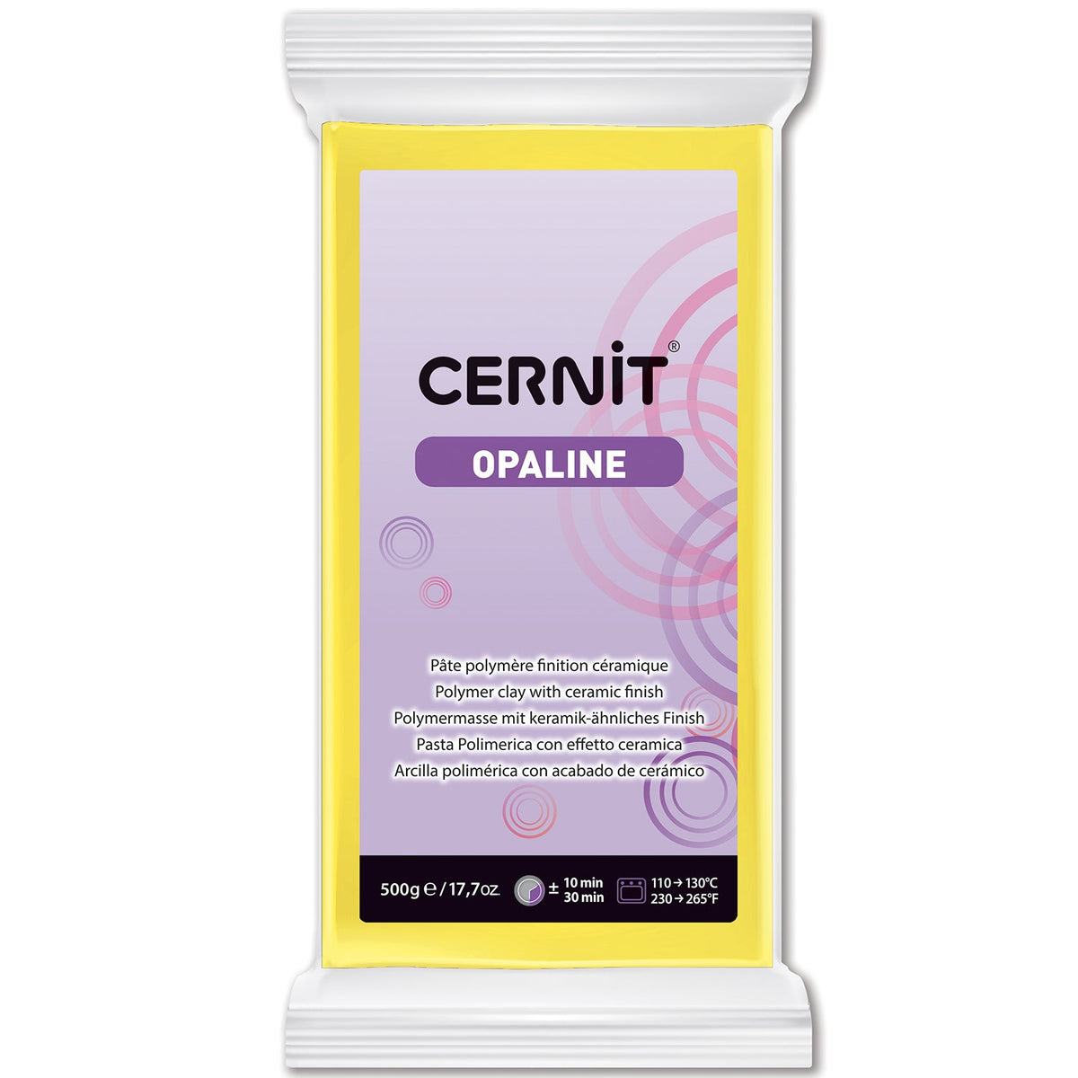 Polymérová hmota CERNIT Opaline 500 g – Primary Yellow