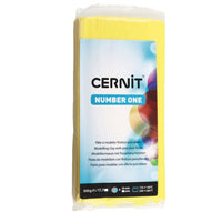 Polymérová hmota CERNIT Number One 500 g – Primary Yellow