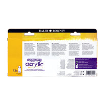 DALER ROWNEY Graduate sada akrylových farieb 12 x 22 ml