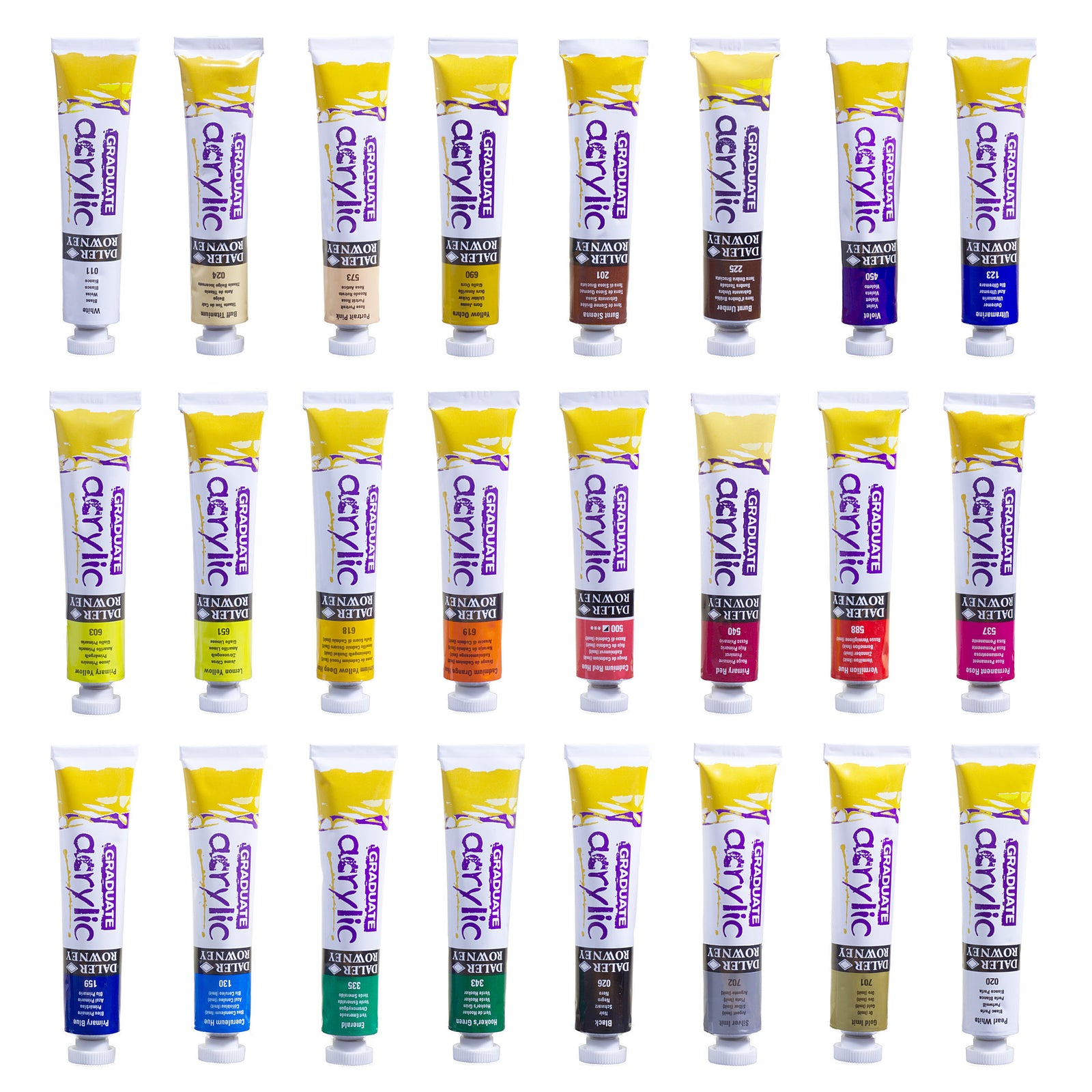 Sada akrylových farieb DALER ROWNEY Graduate 24 x 22 ml
