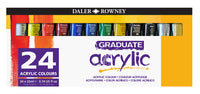 Sada akrylových farieb DALER ROWNEY Graduate 24 x 22 ml