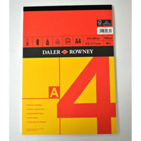 Skicár DALER ROWNEY Red & Yellow A4, 150 g, 25 listov, lepený