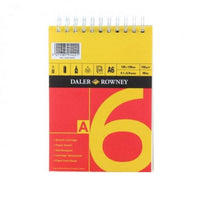 DALER ROWNEY D&R Red & Yellow skicár A6 150 g 25L lepený