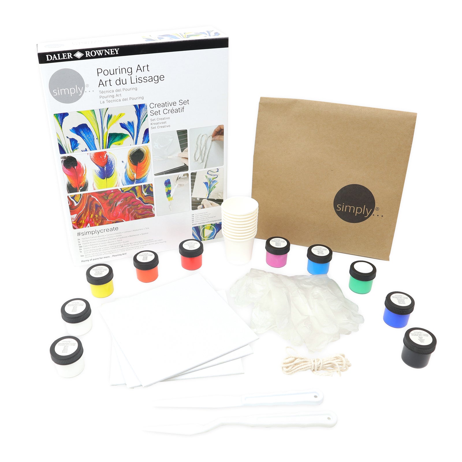DALER ROWNEY D&R Simply kompletná sada na pouring