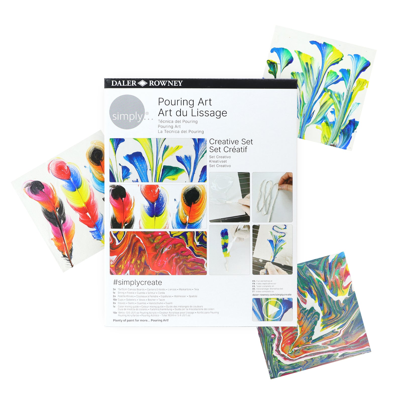 DALER ROWNEY D&R Simply kompletná sada na pouring