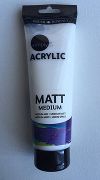 DALER ROWNEY Simply matné akrylové médium 250 ml
