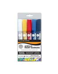 DALER ROWNEY Simply sada akrylových fixiek 5 ks (2–3 mm)